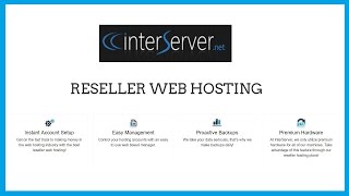 InterServer Reseller Web Hosting [upl. by Ylellan]