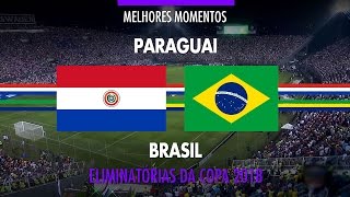 Melhores Momentos  Paraguai 2 x 2 Brasil  Eliminatórias da Copa 2018  29032016 [upl. by Villada]