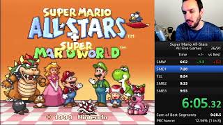 941 My run got into SGDQ and Ive shaved off two minutes SMASSMW All Five Games wACE WR [upl. by Adnahsam243]