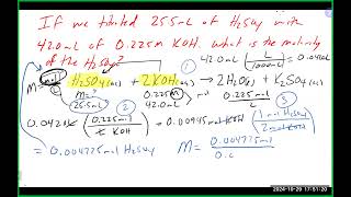 Chem 200A Lecture 102924 Concentration and Ch 8 [upl. by Dominique]