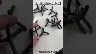 LIMITED RELEASE World War Military Style Caltrops Prepper Most Effective Perimeter Defense [upl. by Alesi]