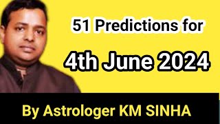 51 Predictions for Lok Sabha Election 2024 By Astrologer KM Sinhas  Election Forecast Revealed [upl. by Mcmillan]