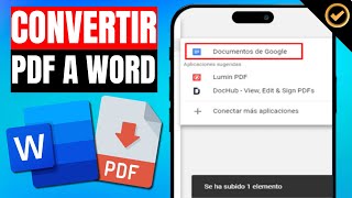 Como CONVERTIR un PDF a WORD  Paso a Paso [upl. by Hera]