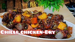 Chilli Chicken Recipe  RestaurantStyle Chilli Chicken Dry  Tasty chinese Recipe  chillichicken [upl. by Anaujd]