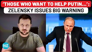 Amid Putin Onslaught amp Iran Missile Supplies Zelensky Issues Big Warning To Nations Aiding Russia [upl. by Adaran]