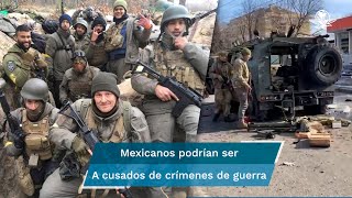 Temen por mexicanos voluntarios en Kiev [upl. by Atiram]