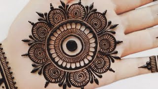 Beautiful stylish Fronthand Mehndi Design Easy Tikki mehndi Design 2022 Beginners Mehndi Design [upl. by Volnak]