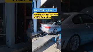 E92 BMW 335i N54 sound clip with PE Mod Performance Exhaust mod and VRSF Downpipes on the Dyno pt1 [upl. by Weston]