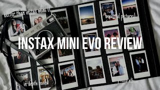 Fujifilm Instax Mini Evo unboxing  How to use demo  BEST Instant Camera amp Printer for Smartphone [upl. by Stearns]