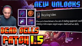 Dead Cells 15 Blueprints  Recycling Tubes Networking Explorers Rune and more [upl. by Krigsman532]