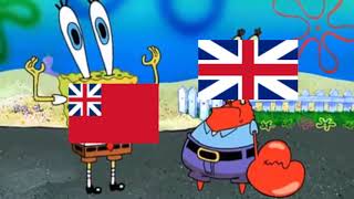 PreRevolutionary War portrayed by Spongebob [upl. by Anerrol]