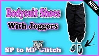 GTA5 I NEW FEMALE OUTFIT COMPONENTS BODYSUIT SHOES WITH JOGGERS GLITCH SP TO MP PATCH 142 [upl. by Nerak]