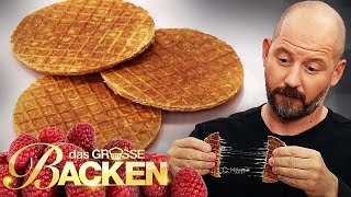 Einen an der Waffel Zähe Fäden bei der Verkostung  Verkostung 2  Das große Backen 2023  SAT1 [upl. by Eldin]