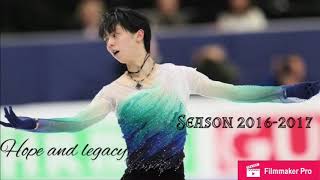 Yuzuru Hanyu free program music 20162017  Hope and Legacy [upl. by Fiorenza944]