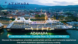 Discover the world of Luxury Cruising with Azamara [upl. by Yreffej563]