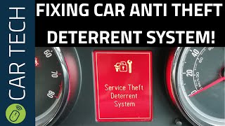 Car Wont Start  How to Fix Anti Theft Deterrent System  Vauxhall Opel Chevrolet GM [upl. by Anailli263]