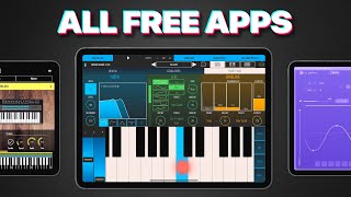 Every Free Music Production App EVER  iPad amp iPhone [upl. by Yrram]