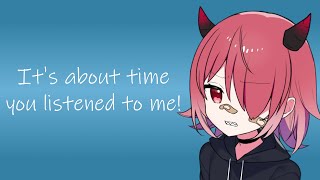 Discovering Your Demon Girl Headmate ASMR Roleplay Neko Listener F4F Part 1 [upl. by Aliel]