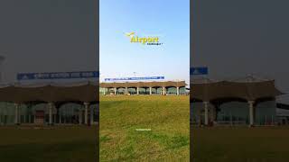 Kushinagar Airport✈️️kushinagar airport trending bollywoodsongs love [upl. by Hocker419]