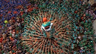 Concurs de Castells de Tarragona  4d10fm Castellers de Vilafranca [upl. by Nidak507]