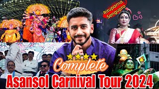 We Visited Asansols BIGGEST Durga Puja Carnival 2024 😍🔥 [upl. by Merat]