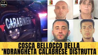 Sgominata la Cosca Bellocco della ‘ndrangheta calabrese Ecco tutti i dettagli e i nomi [upl. by Suicul]