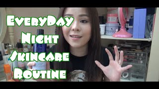 Everyday night SKINCARE Routine▷2016 35月晚間護膚Review｜豆豆Review [upl. by Zipnick]