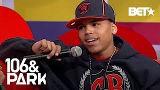 TBT Chris Brown Before The Fame Reveals His quotFirstsquot  106 amp Park [upl. by Eilarol]