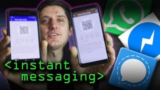 How Signal Instant Messaging Protocol Works amp WhatsApp etc  Computerphile [upl. by Rawde]