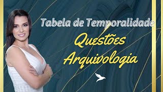 Tabela de Temporalidade  Questões de Arquivologia [upl. by Ahsahs]