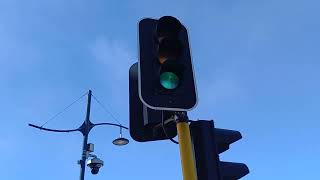 2017 Tyco LED Traffic Lights  Stafford Street amp Church Street Timaru [upl. by Aihsik]