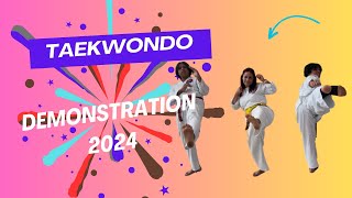 Taekwondo Demonstration 2024  Shrestha Family [upl. by Madelin]