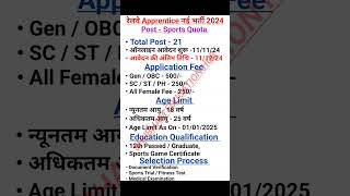 Railway Apprentices 2024 Apply Online  Rrc NR Apprentice Online Form 2024 rrc apprentice shorts [upl. by Raoul164]