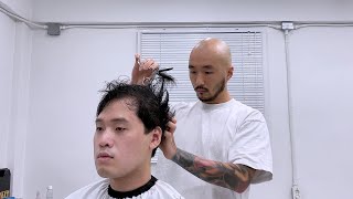 Mens Haircut ASMR No Talking [upl. by Irem]