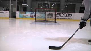 Knight School How to shoot a hockey puck [upl. by Namus]