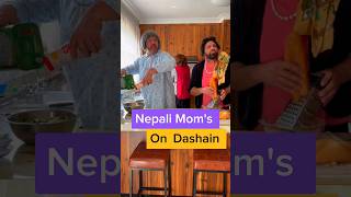 Nepali moms on Dashain happydashain dashain trending festival [upl. by Winona]