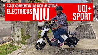 Probando la BICI SCOOTER ELECTROASISTIDA NIU UQi SPORT [upl. by Vey]