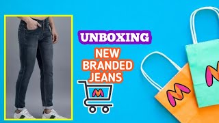 NEW BRANDED JEANS UNBOXING VIDEO [upl. by Tatianna]