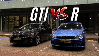 VW GOLF MK6 GTI VS GOLF MK6 R 🚀🚀 [upl. by Hartman]