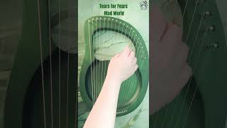 Mad World  Tears for Fears Lyre Harp Cover [upl. by Sanferd]