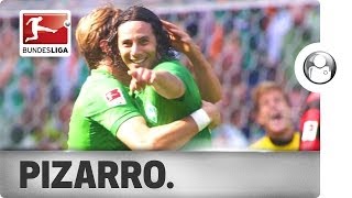 Claudio Pizarro  18 Goals versus 18 Bundesliga Clubs [upl. by Marola156]