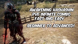 AWAKENING HASHASHIN PVE INFINITE COMBO  BEGINNER TO ADVANCED FAST AND EASY  2024  🌪️🌪️🌪️ [upl. by Gay848]