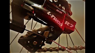 Chinesse Groupset LTWOO R7 How it works Assembly and test Rowerowy napęd z Aliexpress jak działa [upl. by Edmon253]