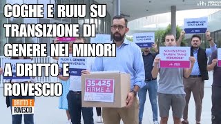 Transizione di genere per i minori Ruiu e Coghe a Dritto e Rovescio [upl. by Eronaele7]