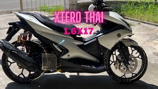 YAMAHA NVX PASANG XTERO PART 2  RIM 17 NVX  AEROX [upl. by Amlas5]