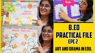 Bed Practical File  Art and Drama in Education epc 2  Bed KUK file [upl. by Germayne]