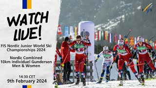 LIVE FIS Nordic JWSC 2024 Planica  10 KM Individual Gundersen Women [upl. by Goodden]