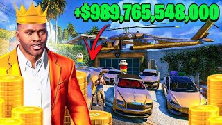 FRANKLIN TOUCH ANYTHING BECOME GOLD  EVERYTHING IS FREE IN GTA 5 [upl. by Itteb]