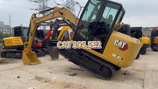 CAT 3055E2 excavator with quick hitch working performance  ShiWen Construction Machinery Co [upl. by Isidoro]