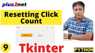 Adding reset button to Click counter in Tkinter tkinter [upl. by Ainot]